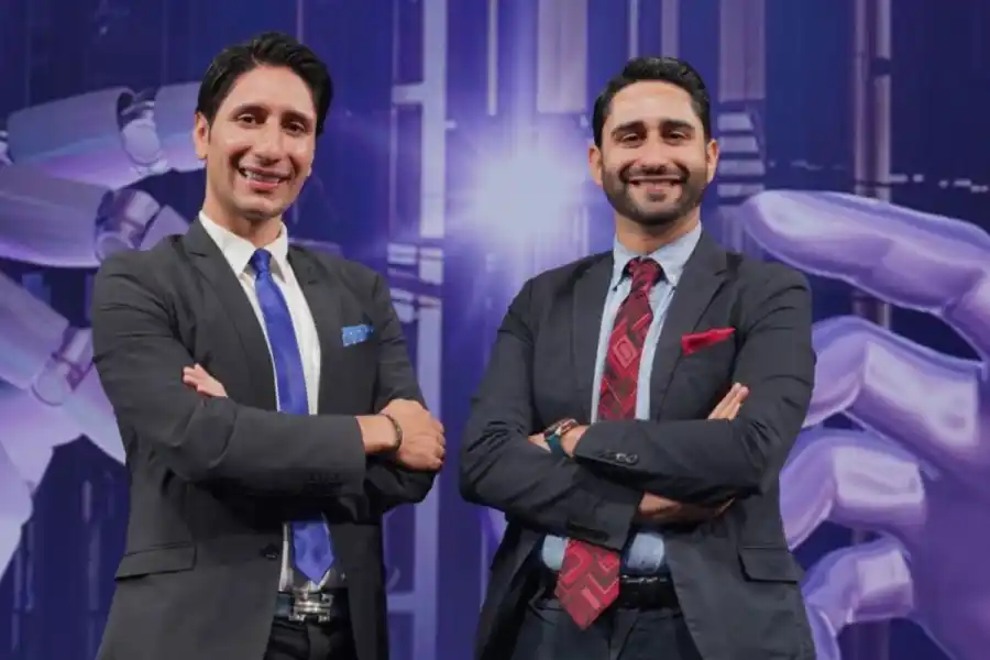 Max och Allen Mohammadi, grundare av Plasticfri som numera heter Grale. Foto: pressbild.