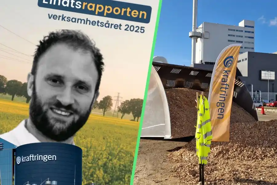David Lindahl, kommunikations- och varumärkesansvarig på kommunala energibolaget Kraftringen i Skåne. Pressbilder (montage).