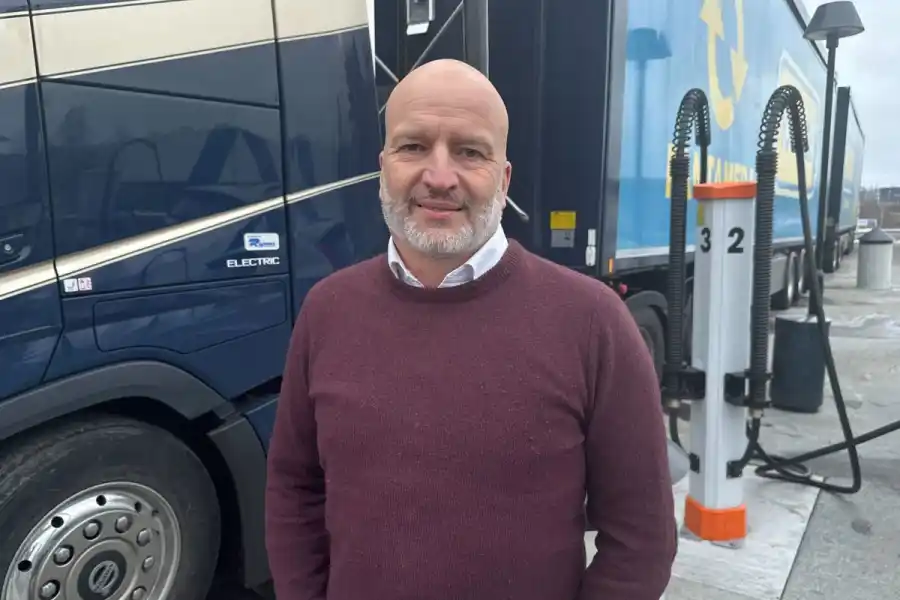 Erik Alfredsson, vd Alfredsson Transport. Foto: Gabriel Nilsson.