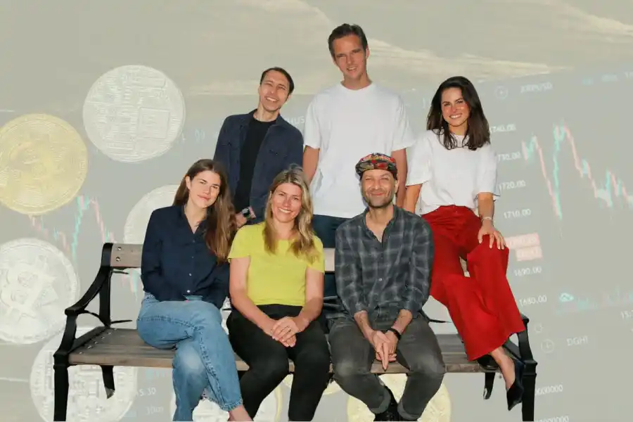 Norrsken Evolve team; Rebecka Löthman Rydå bottom, centre. Credit: Norrsken