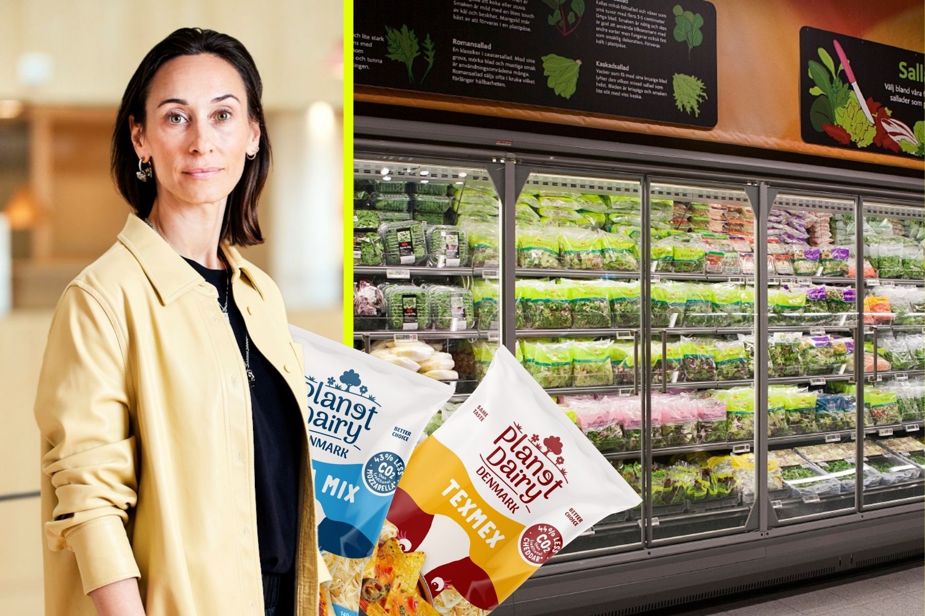 Ariella Rotstein, ansvarig för ICA Impact X. Foto: Pressbilder (montage).