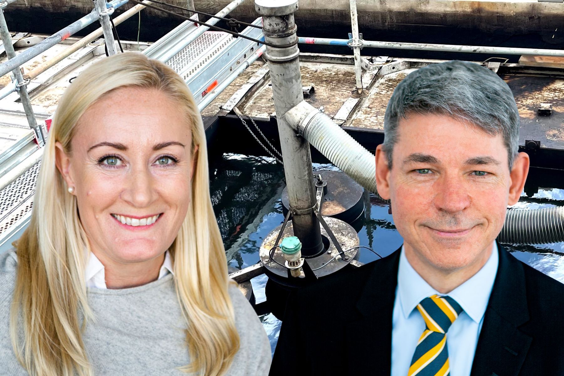 Christina Lundbäck och Johnny Sejland, Surfcleaner. Foto: pressbilder.