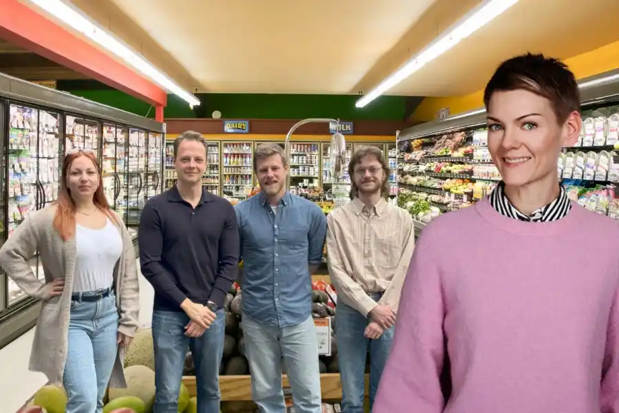 Aiste Smolenskaite, David Olsson, Lukas Bäckvall, Gustaf Engström samt Linda Elfving. Foto: Pressbilder (montage).