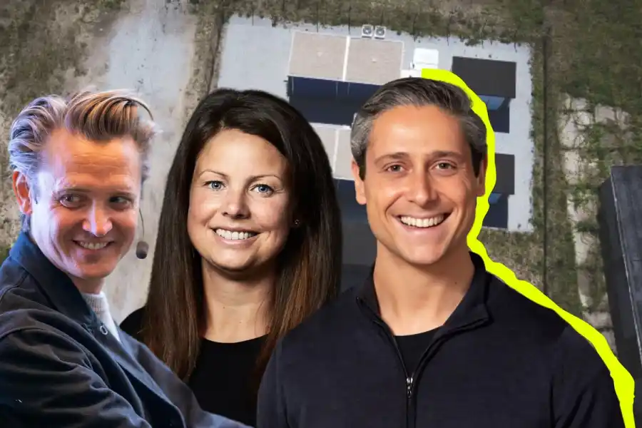 Niklas Adalberth, grundare Norrsken, Tove Larsson, general partner Norrsken VC och Phiilipp Mann, vd på Terralayr. Foto: Jonas Borg / pressbilder.