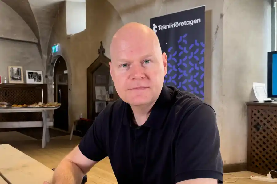 Marcus Dahlsten, Teknikföretagens förhandlingschef. Foto: Esbjörn Guwallius