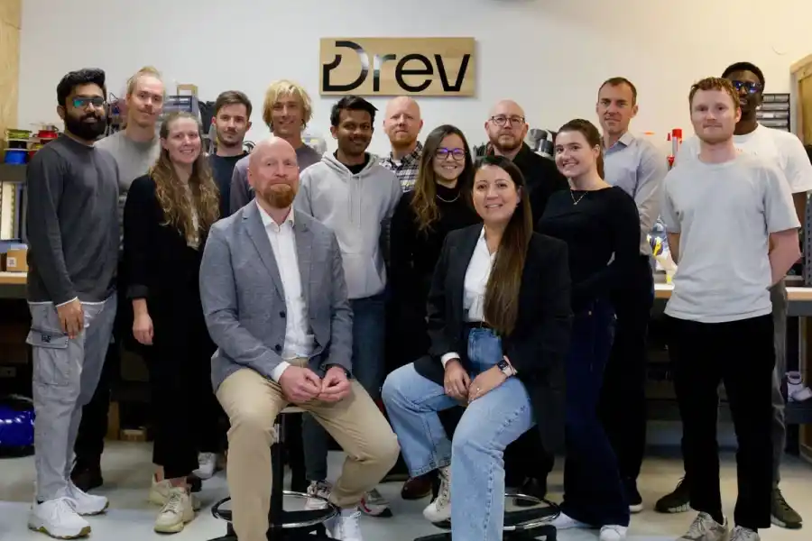 DREV team with founders Thomas Tingelöf (front, left) and Arelys Sosa (front, right). Supplied