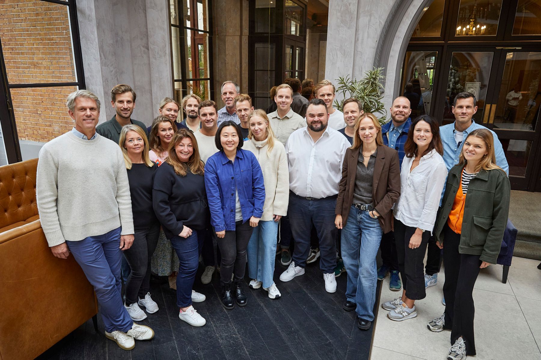 Delar av teamet på Creandum. Foto: Creandum.