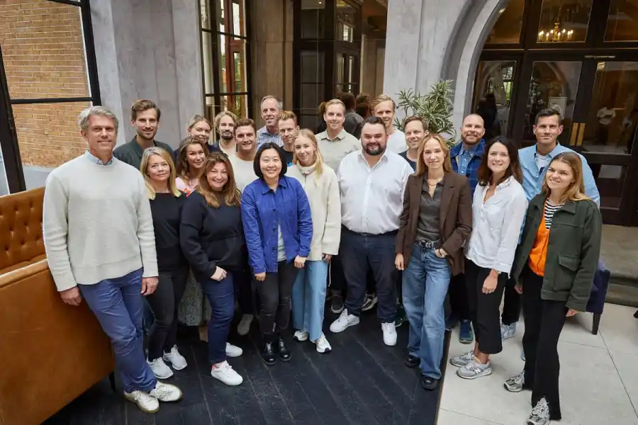 Delar av teamet på Creandum. Foto: Creandum.