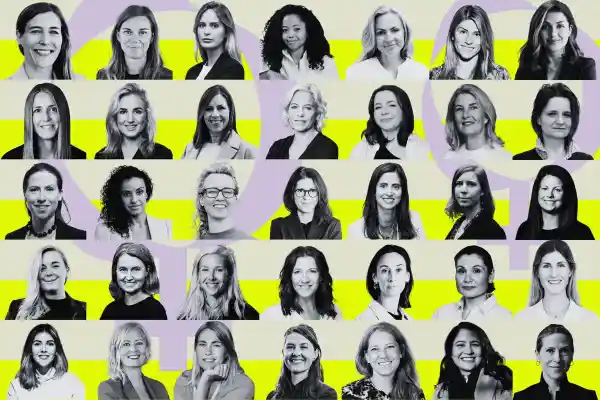 Några av impact-profilerna som är med på 100-listan. Grafik: Diana Demin, Impact Loop.