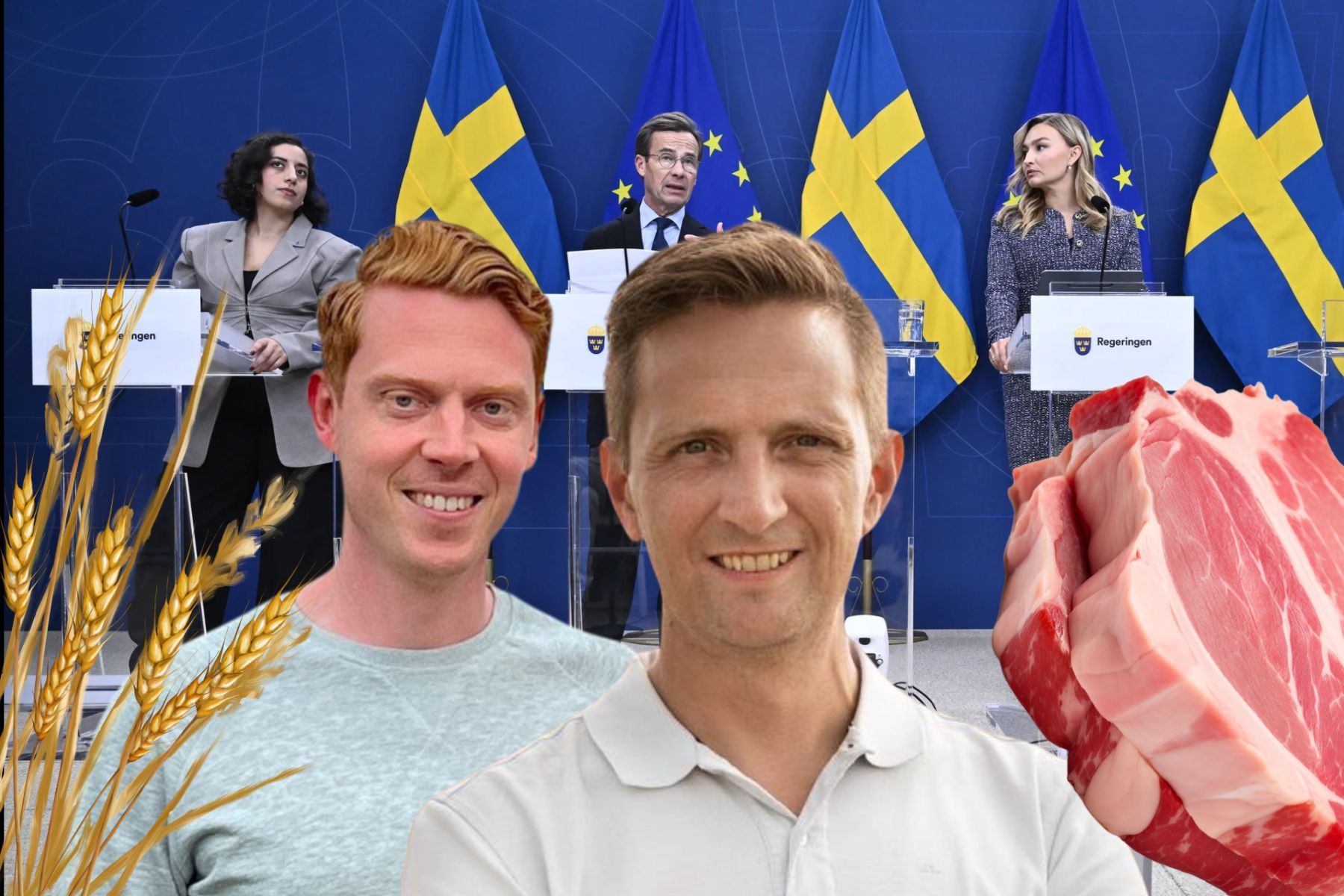 Alexander Engels och Gustav Dellback. Foto: pressbilder / TT / Canva.