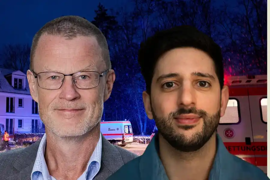 Per Ljung och Youbert Aziz. Foto: Pressbilder/TT. Montage.