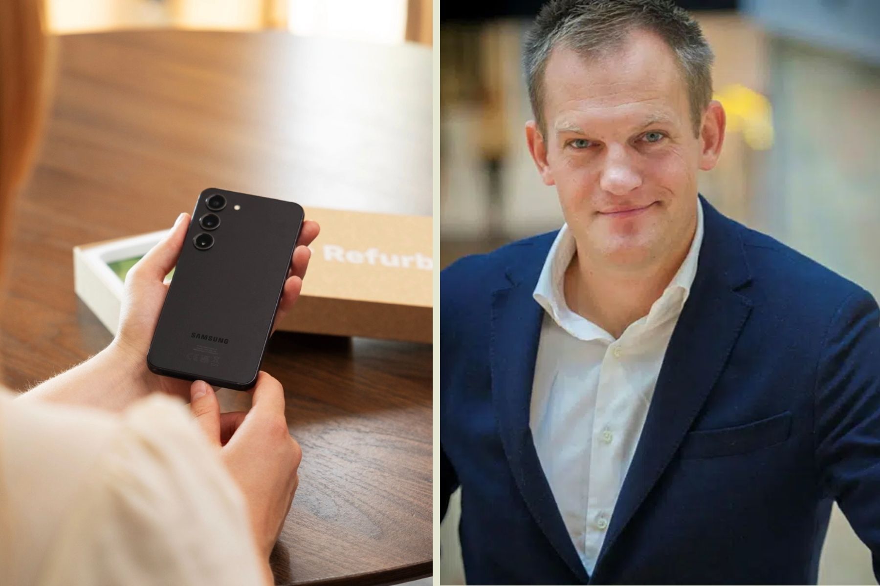 Nicklas Stuxgren, vd på Refurbly. Foto: Pressbilder.