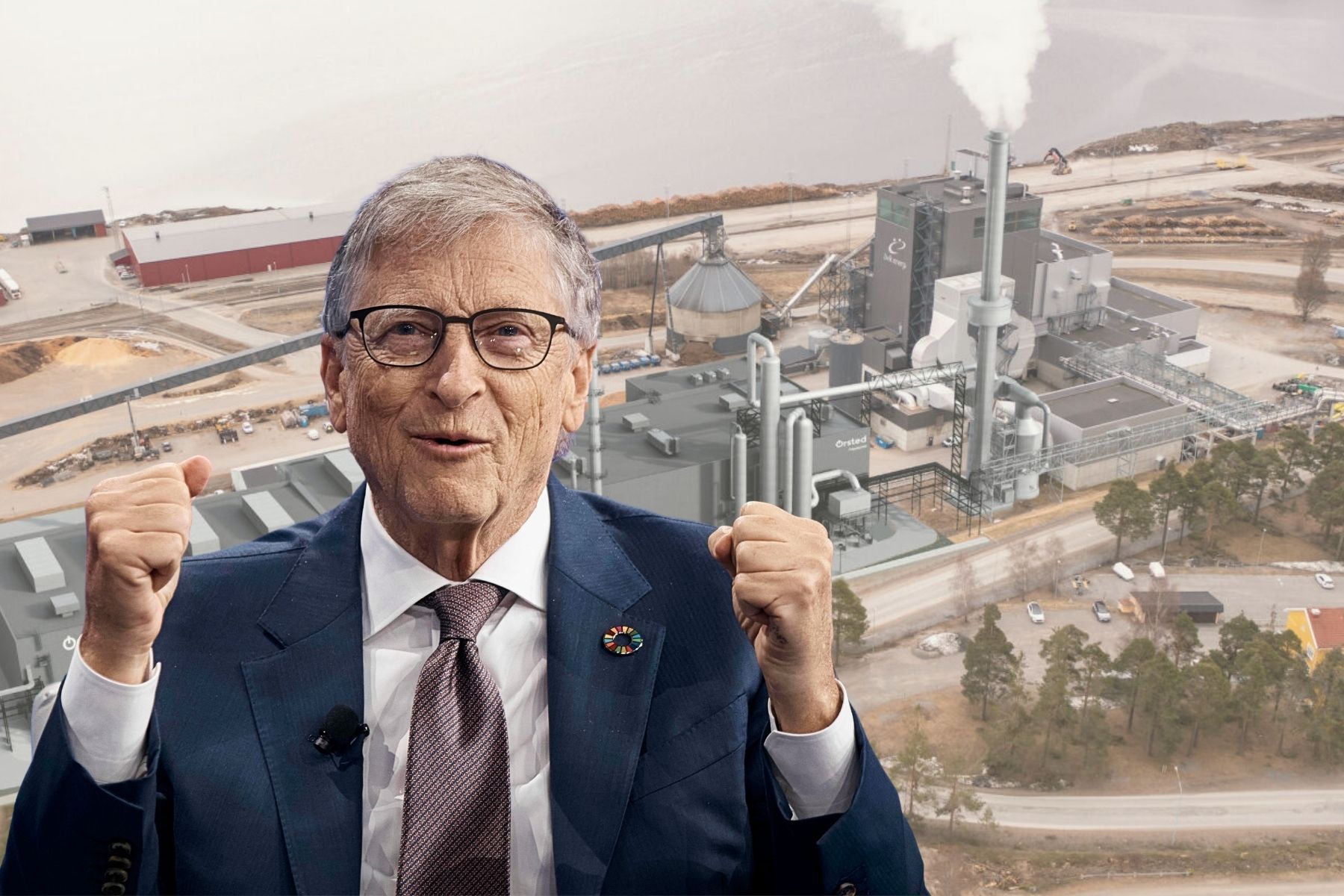 Bill Gates energifond slutar nyinvestera. Foto: TT/Illustration. (Montage).