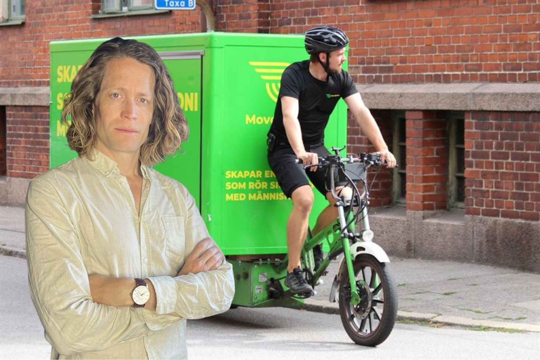 Fredrik Videlycka, vd på Movebybike. Foto: Pressbilder.