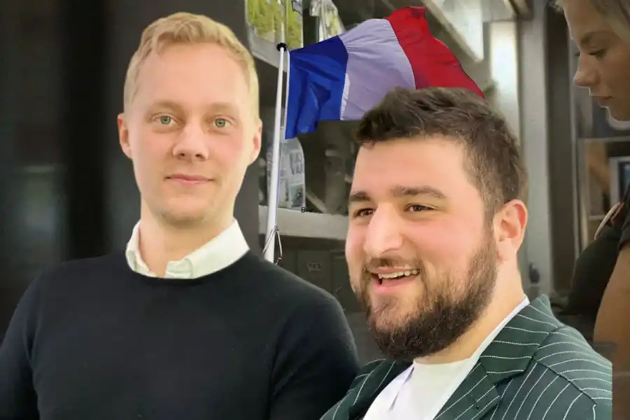 Adam Vikström, vd på Deligate och medgrundaren Mattias Chahin. Foto: pressbilder. Grafik: Impact Loop