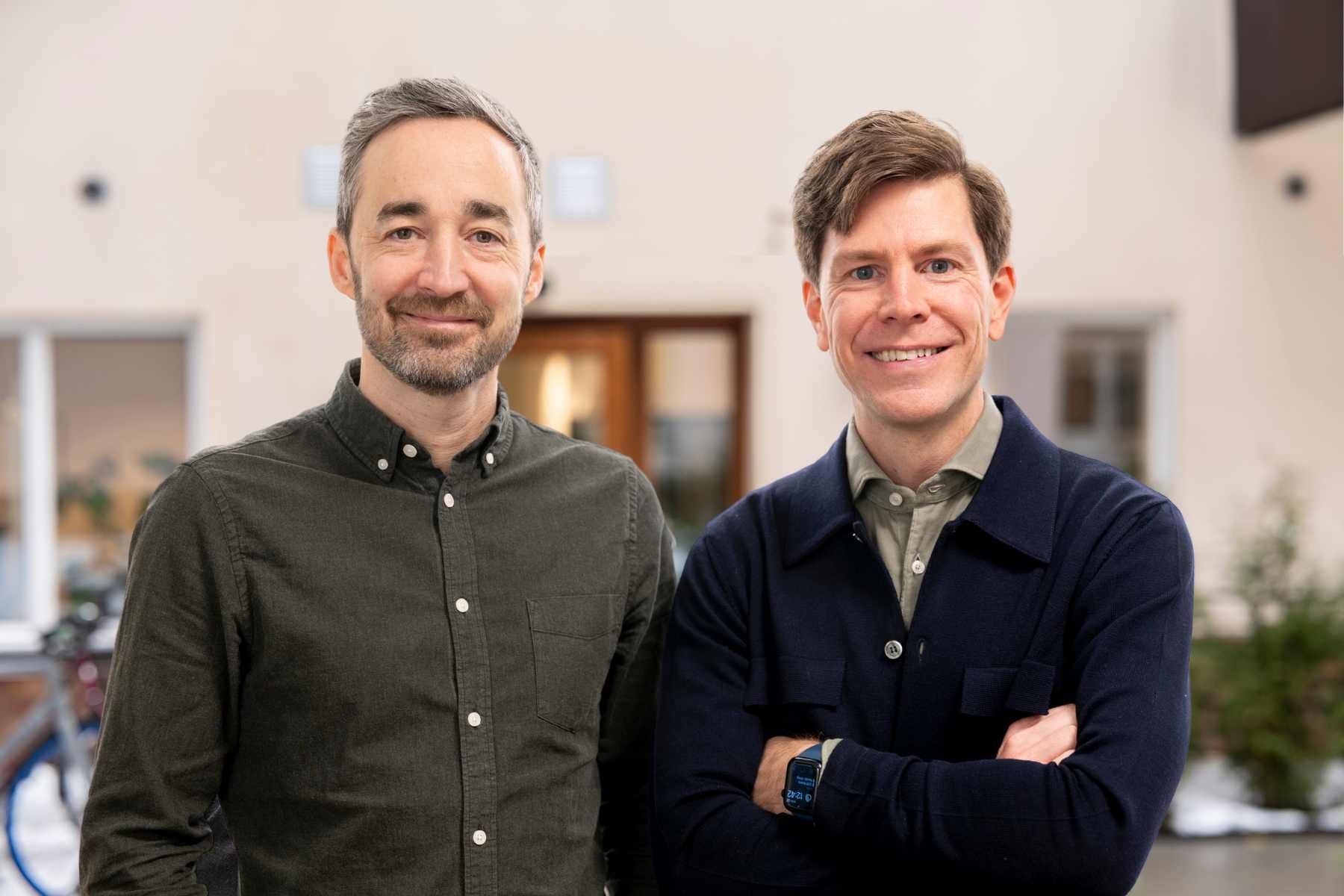 Johan Crona och Lars Videnros. Foto: Jonas Borg.