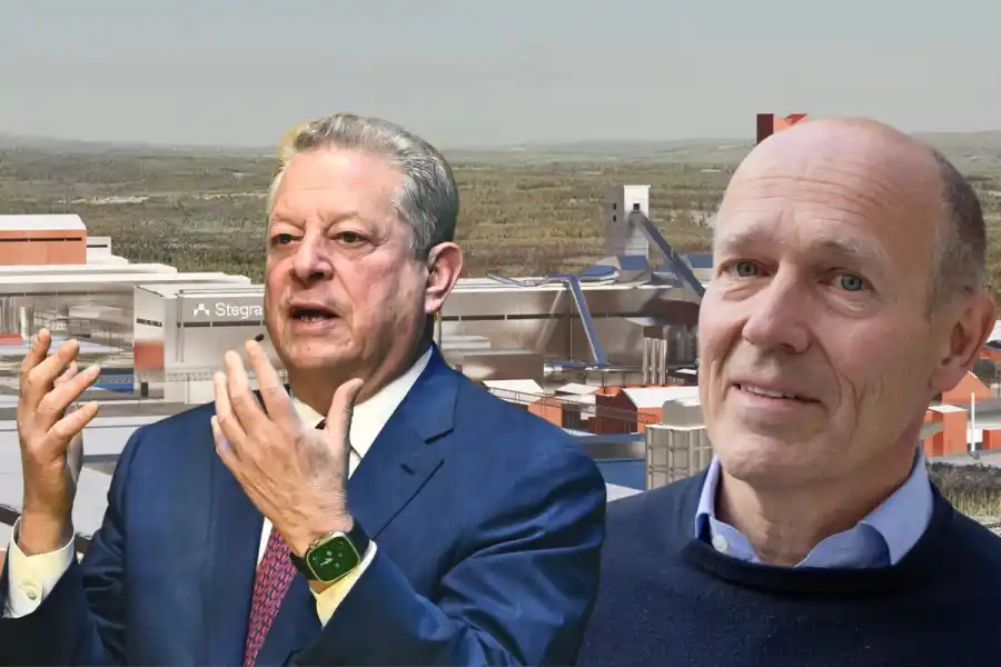 Al Gore och Harald Mix. Foto: pressbilder.