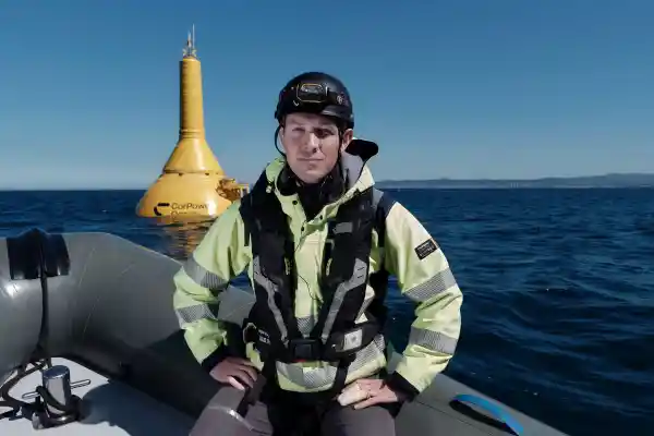 Patrik Möller, medgrundare och vd på Corpower Ocean. Foto: Corpower Ocean.