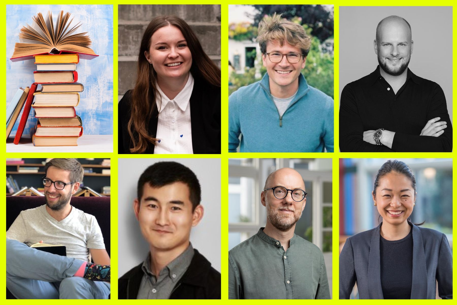 Top, from left: Malin Frithiofsson, Jordan Billiald, Rokas Peciulaitis, Jan Christoph Bohnerth, Jinbei Li, Jan Palasinski, Tomomi Ishida. Press photos/Impact Loop