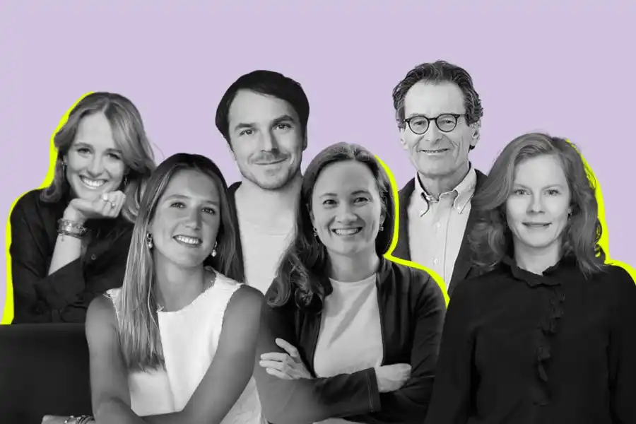 Members of the three family offices investing in Carbon Equity (list of names below the article). Press photos/Impact Loop mockup