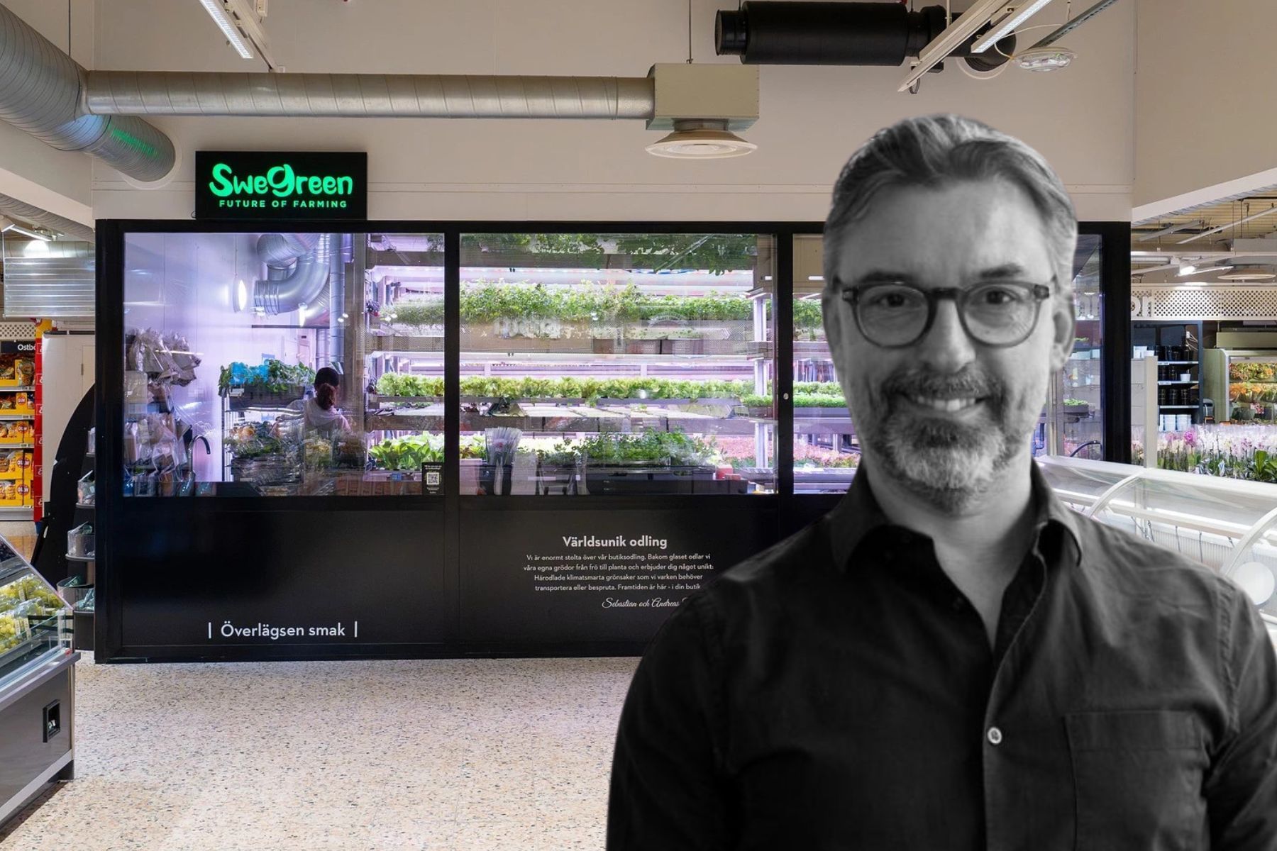 Pierre Mohlin, grundare av Swegreen. Foto: pressbilder.