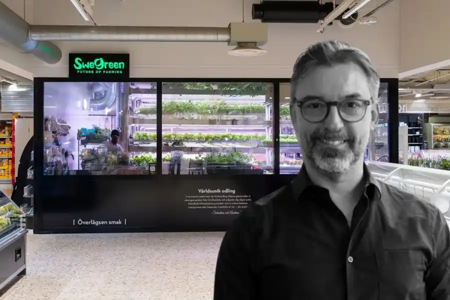 Pierre Mohlin, grundare av Swegreen. Foto: pressbilder.