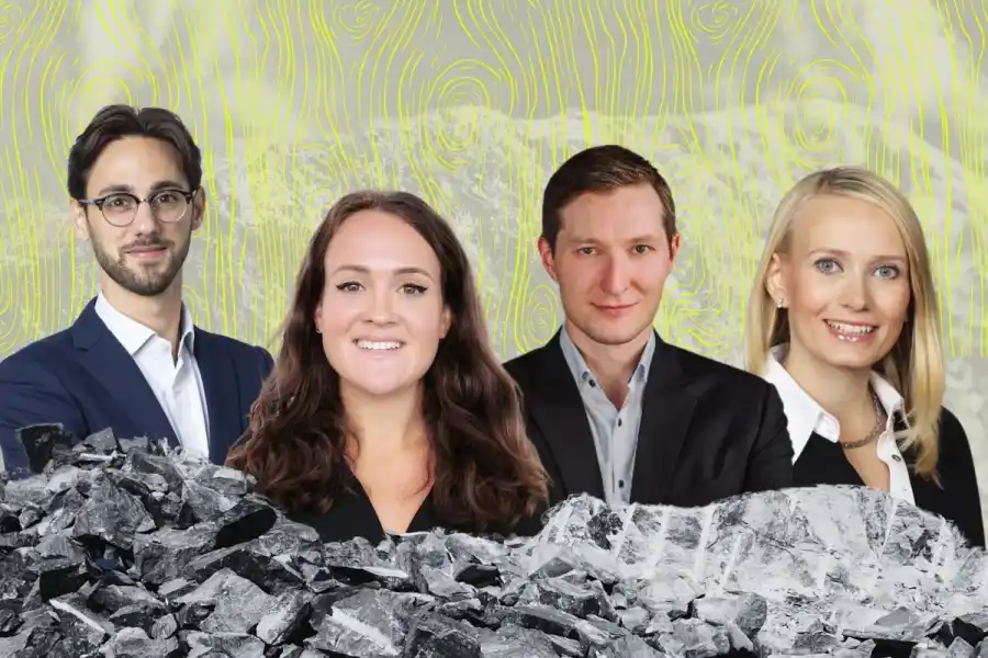 Edoardo Righetti (CEPS), Emily Ritchey (Transport & Environment), Sebastian Pohlmann (UP Catalyst) and Tuija Kalpala (Betolar). Photos: press and collage Impact Loop.