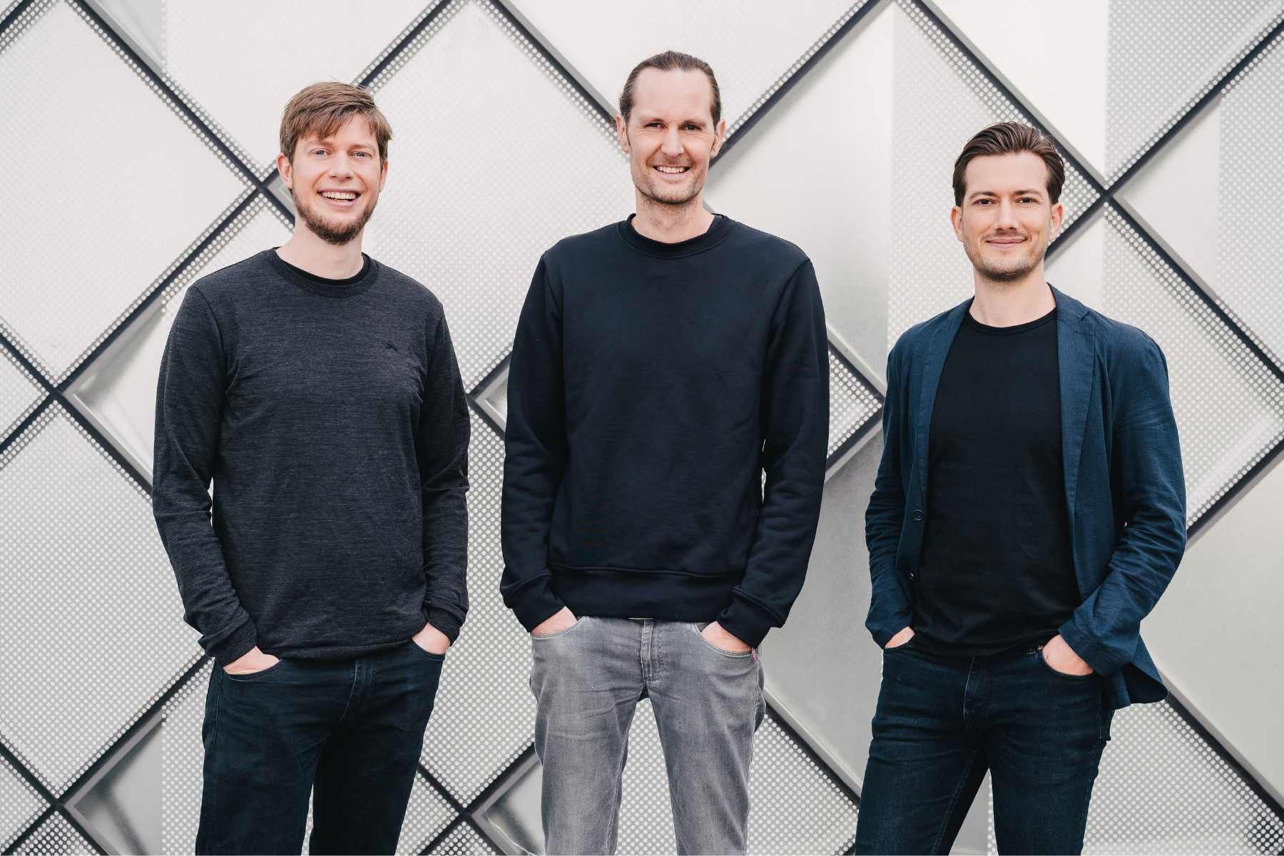 Dances grundare Alexander Ljung, Eric Quidenus-Wahlforss och Christian Springhub. Foto: pressbild.