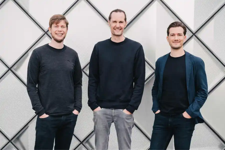 Dances grundare Alexander Ljung, Eric Quidenus-Wahlforss och Christian Springhub. Foto: pressbild.