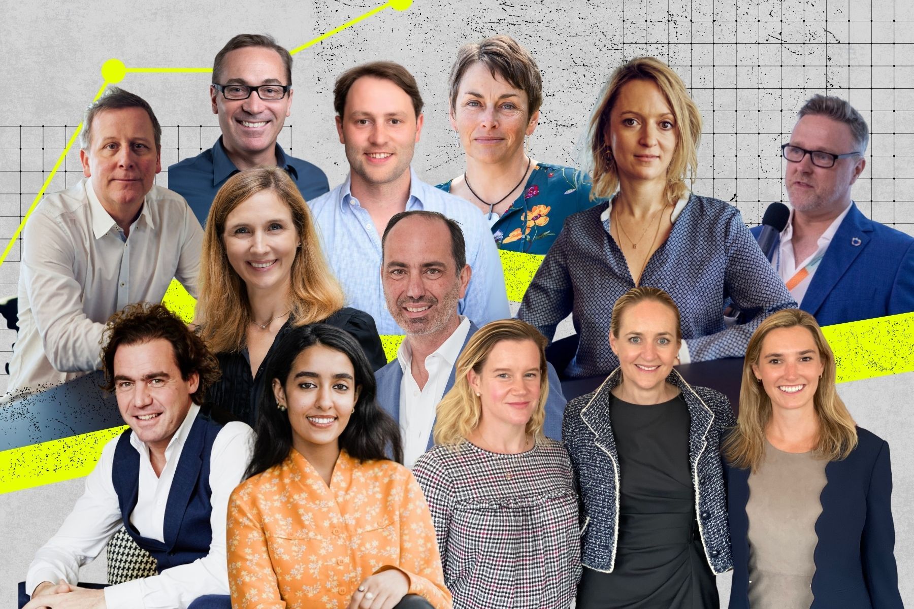 Some of the founders and partners in our deep-dive (names in the bottom of the article). Press photos.