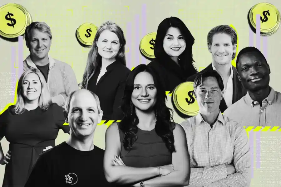 Some of the VCs featured in the article. Full names below. Credit: Press photos/Impact Loop design