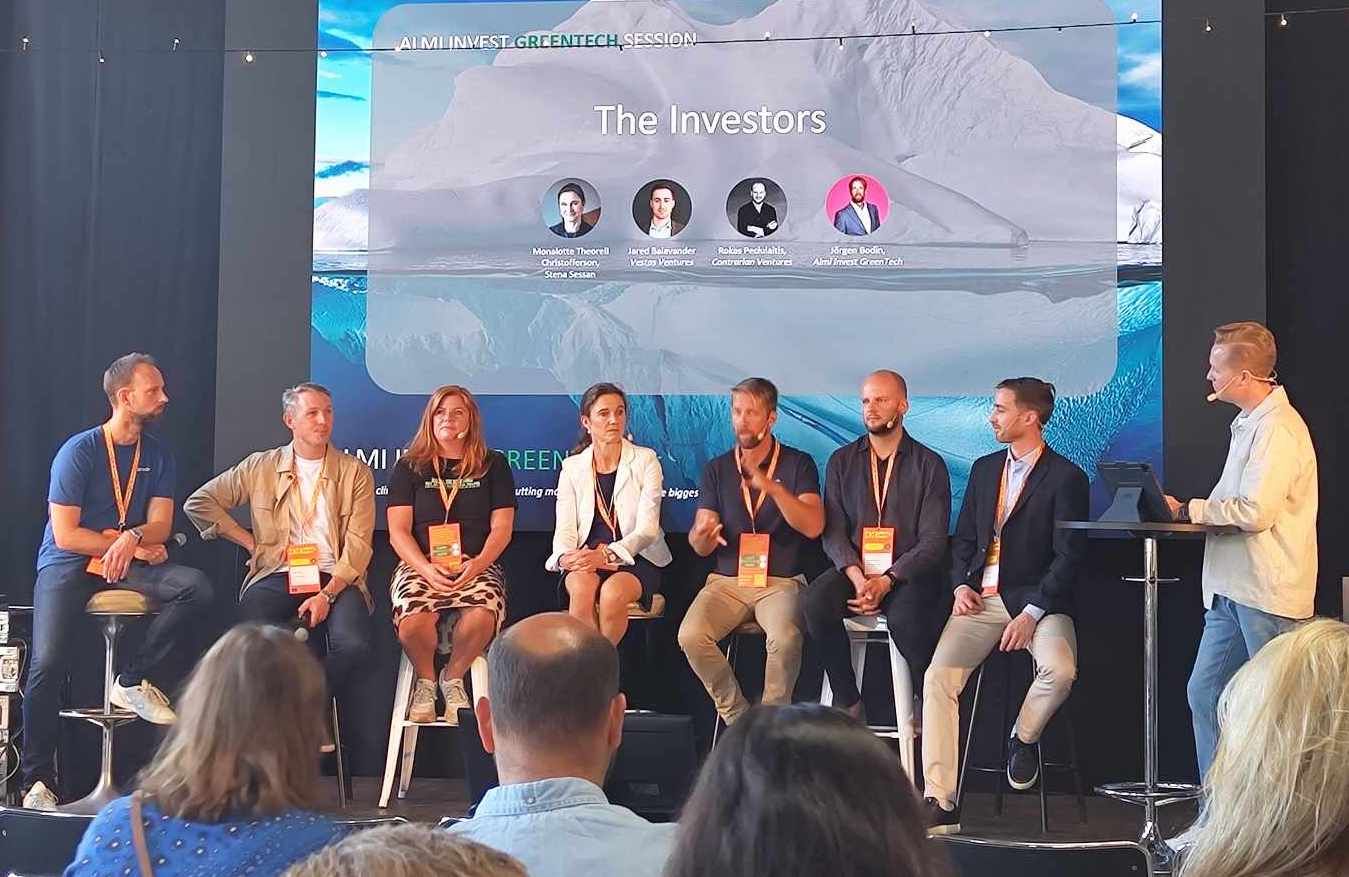 Panel på klimatkonferensen The Drop. Foto: Jan Ahmadi