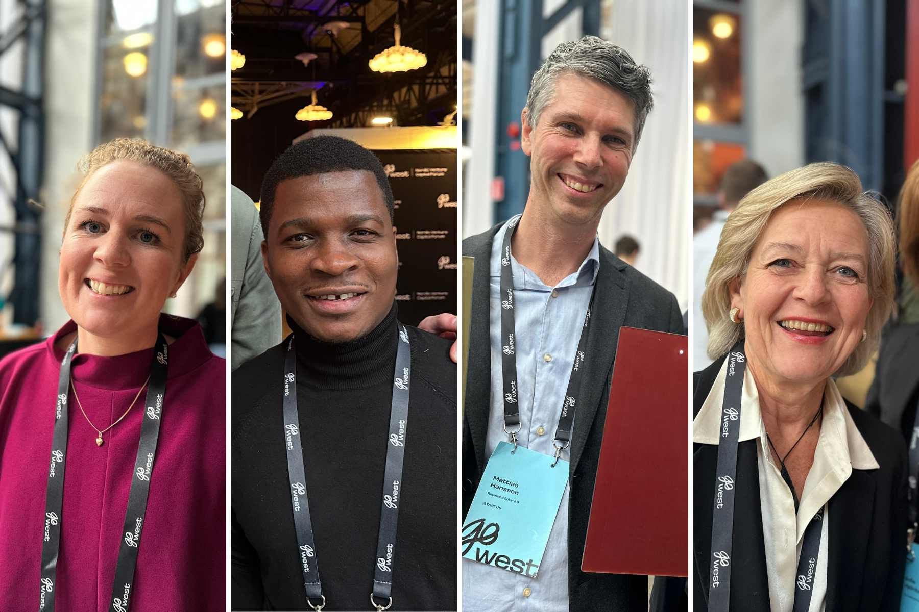 Ett gäng av entreprenörerna och investerarna vi träffade på GoWest – se vilka nedan. Foto: Impact Loop.