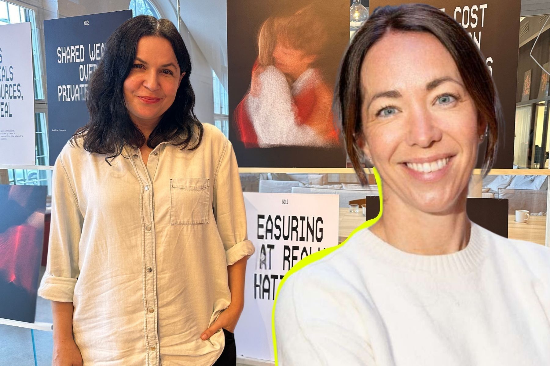 Tove Blomgren, creative director på Sally, har gett Jenny Kjellén en inblick i framtiden. Foto: Jenny Kjellén/Impact Loop (montage).