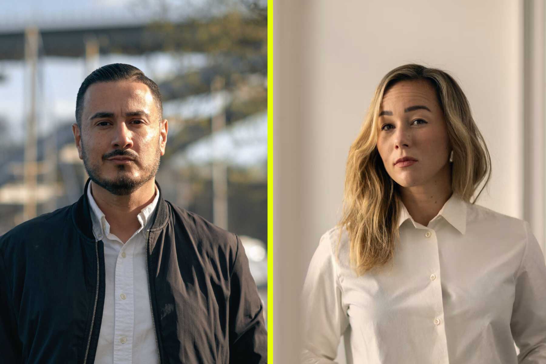 Talal Alshammari, grundare av Spares Nordic och Johanna Mörk, grundare och vd på TINI. Foto: Press.