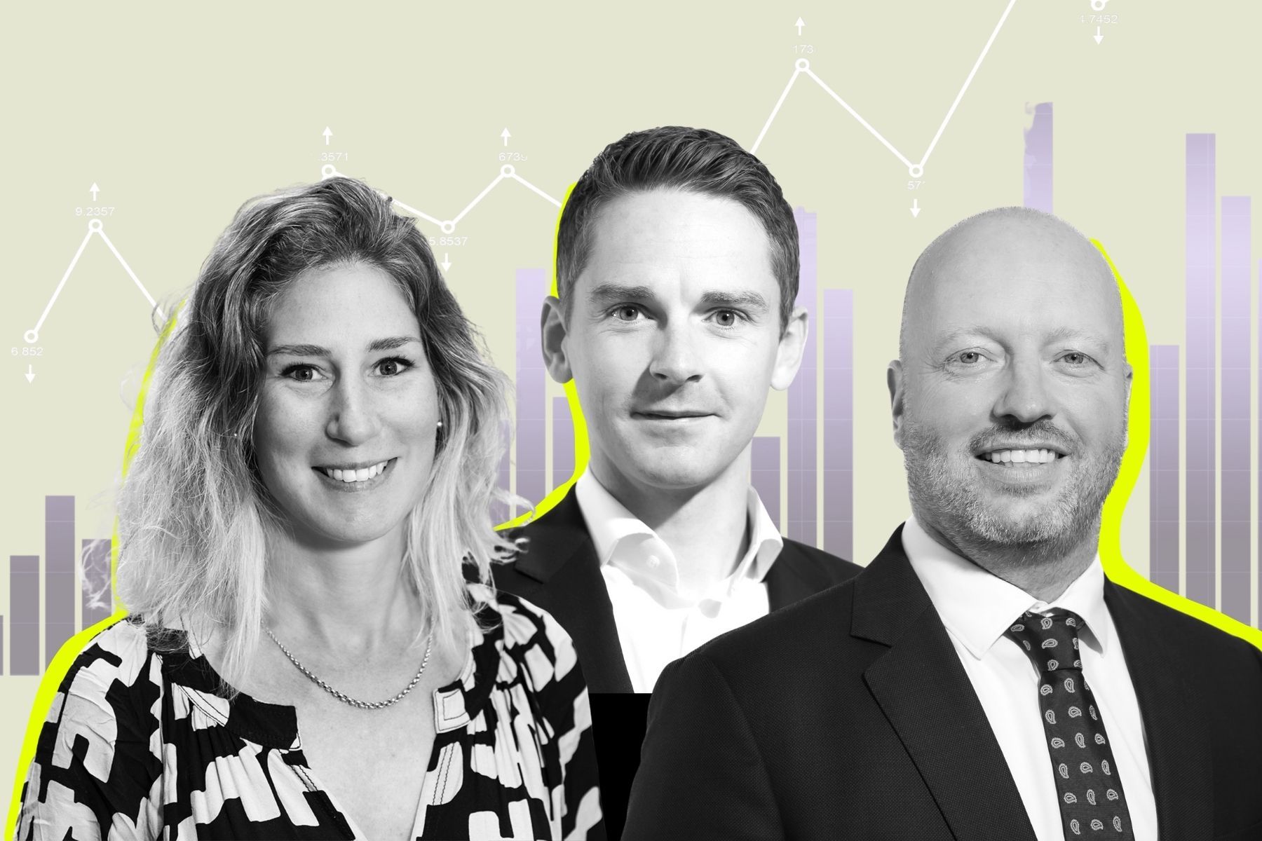 Colesco Capital's Karin Huizinga (left) Robin Van den Brandhof, and Danny Vroegop. Credit: Press photos/Impact Loop design