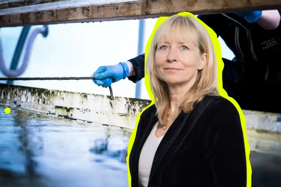 Chatarina Schneider tf vd på Swedish Algae Factory. Foto: pressbilder.