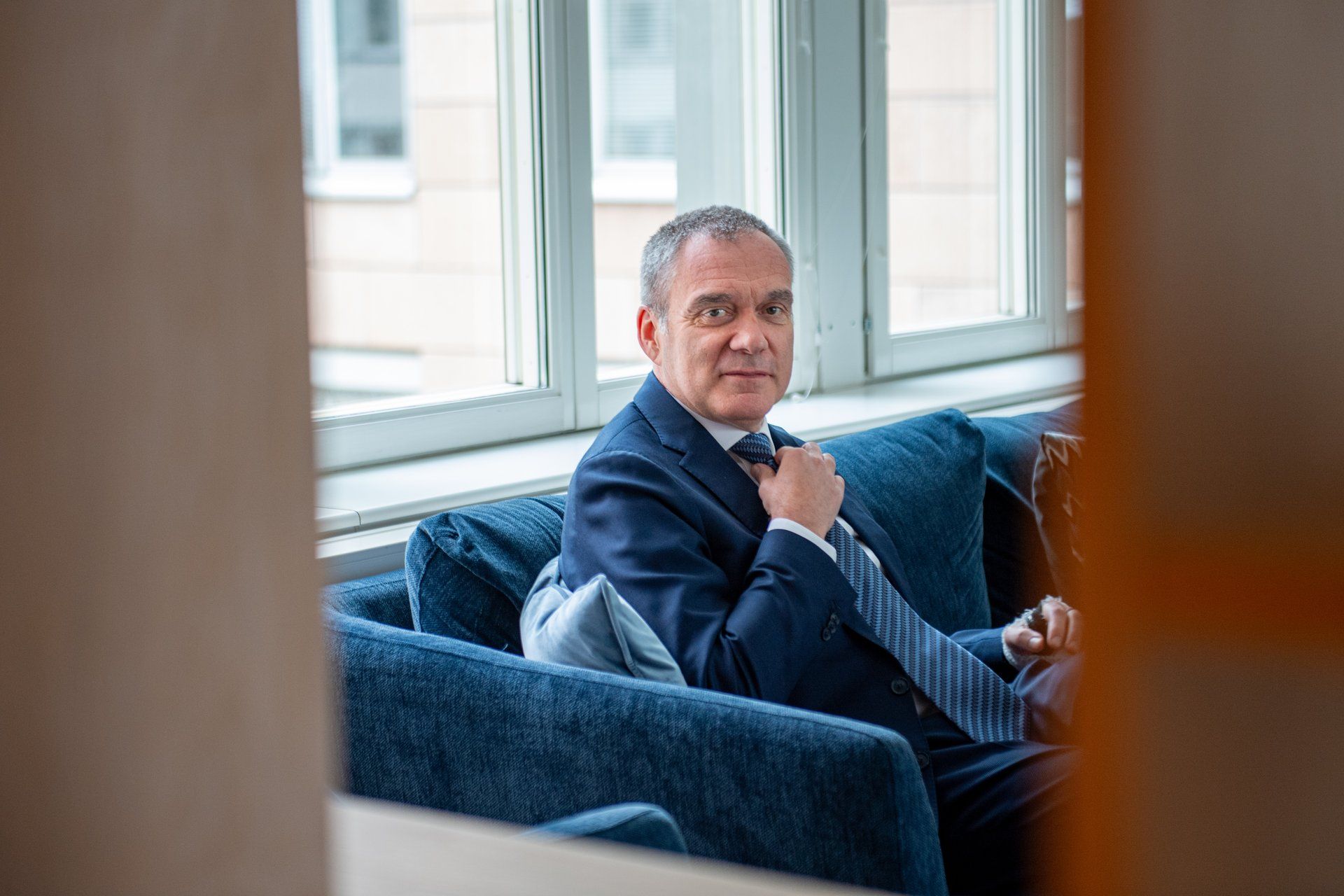 Nico Delvaux, vd för Assa Abloy. Foto: Samuel Steén / TT.
