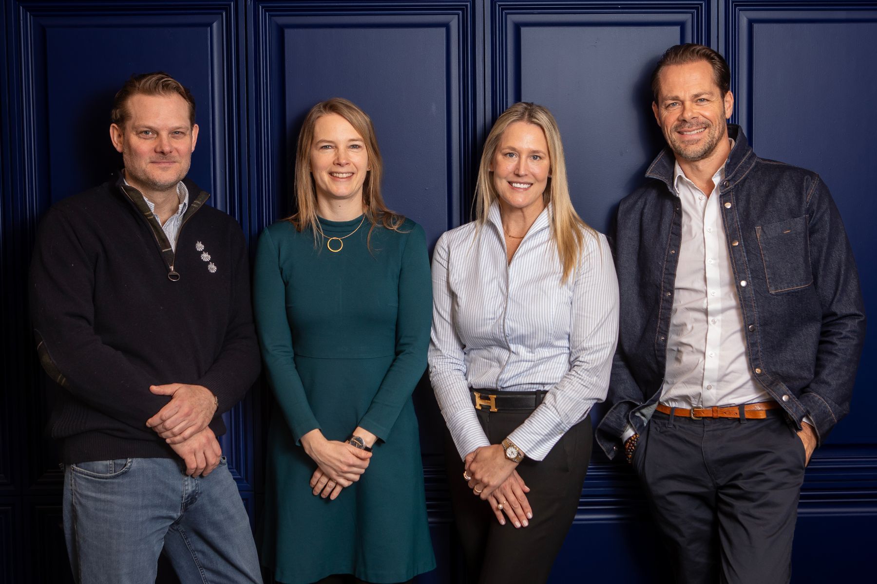 Climentum Capital's investment team, from left: Stefan Maard, Doerte Hirschberg, Dr. Jennifer Jacobs Dungs, and Morten Halborg. Image supplied