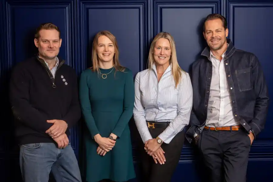 Climentum Capital's investment team, from left: Stefan Maard, Doerte Hirschberg, Dr. Jennifer Jacobs Dungs, and Morten Halborg. Image supplied