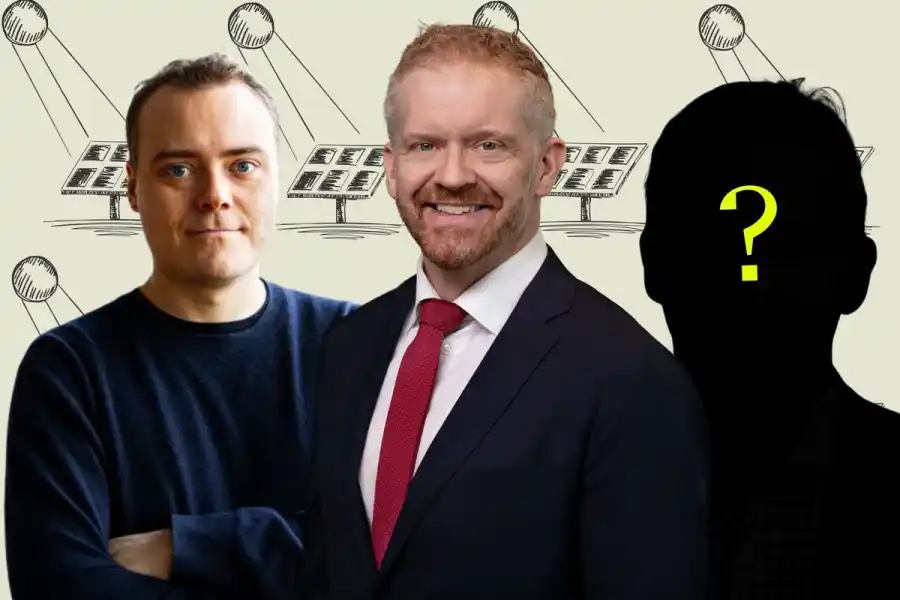 Flowers grundare John Diklev och Ellevios strategichef Kristofer Fröjd. Foto: Pressbild (montage).