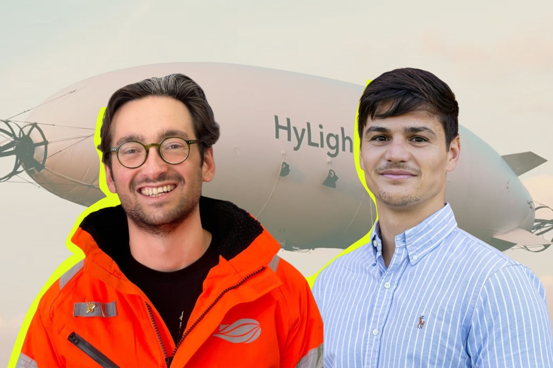 Martin Bocken, CEO and co-founder of HyLight (left) and Basile Agay, co-founder Teampact Ventures. Press photos/Impact Loop design
