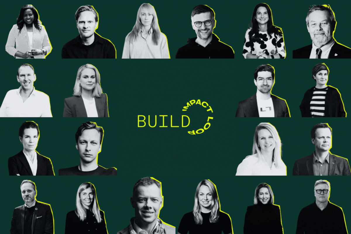 Några av talarna på Impact Loops event BUILD den 15 maj 2024.