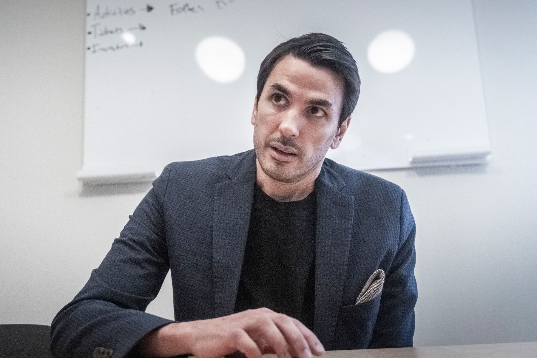 Omid Ekhlasi, founder and CEO, Techarena. Credit: Magnus Hjalmarson Neideman SVD / TT