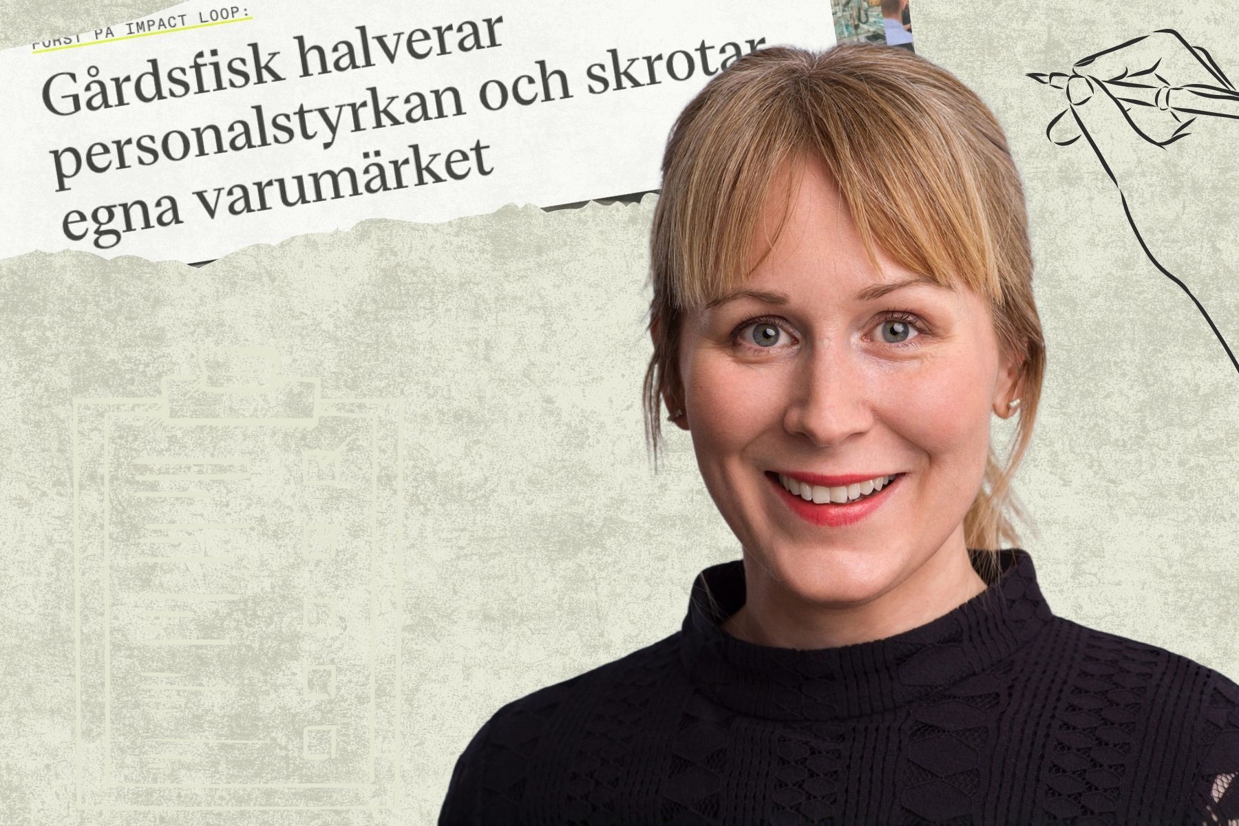 Johanna Look, byråchef och varumärkesspecialist på pr-byrån Westander samt delägare i second hand-bolaget Bye Bye. Pressbild (montage).