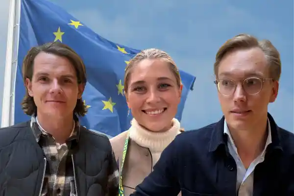 Axel Wimby (Cling), Paula Runsten (Rebaba), William Bergh (Cling). Foto: Energy Loop (montage).