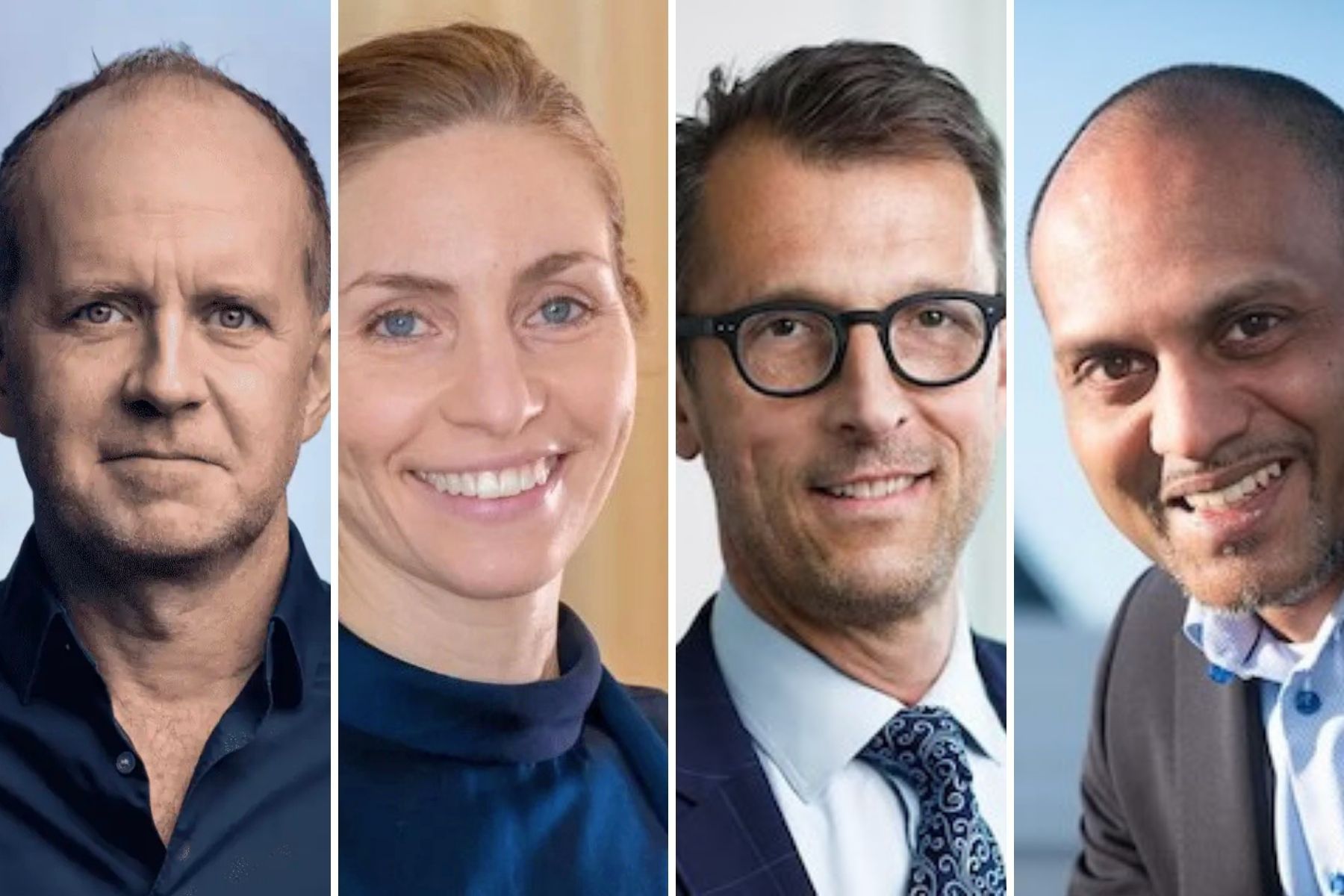 Thomas Ekman, founding board director på 6GAI, Helena Fagraeus, vd på T.Loop, Andreas Regnell, strategichef på Vattenfall, och Erik Persson, affärsutvecklingschef på Hitachi. Foto: Pressbilder.