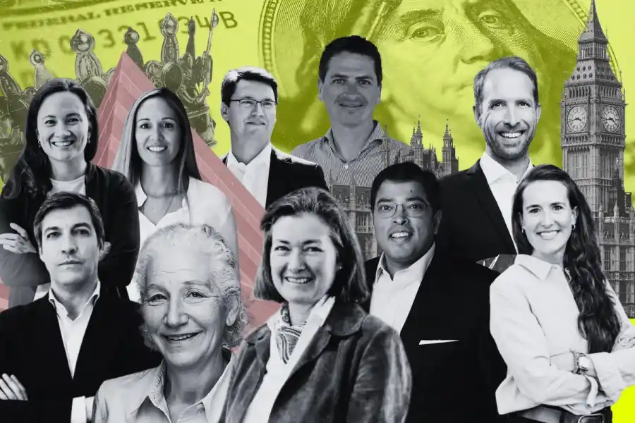 Några av de utländska family office-investerarna i vår genomgång. Foto: press och grafik av Impact Loop