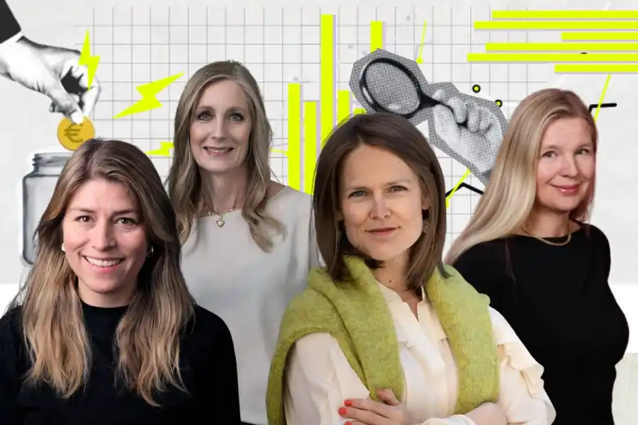 Kerstin Cooley, Rebecka Löthman Rydå, Tarja zu dem Berg och Kristina Söderberg. Foto: pressbilder. Grafik av Impact Loop.