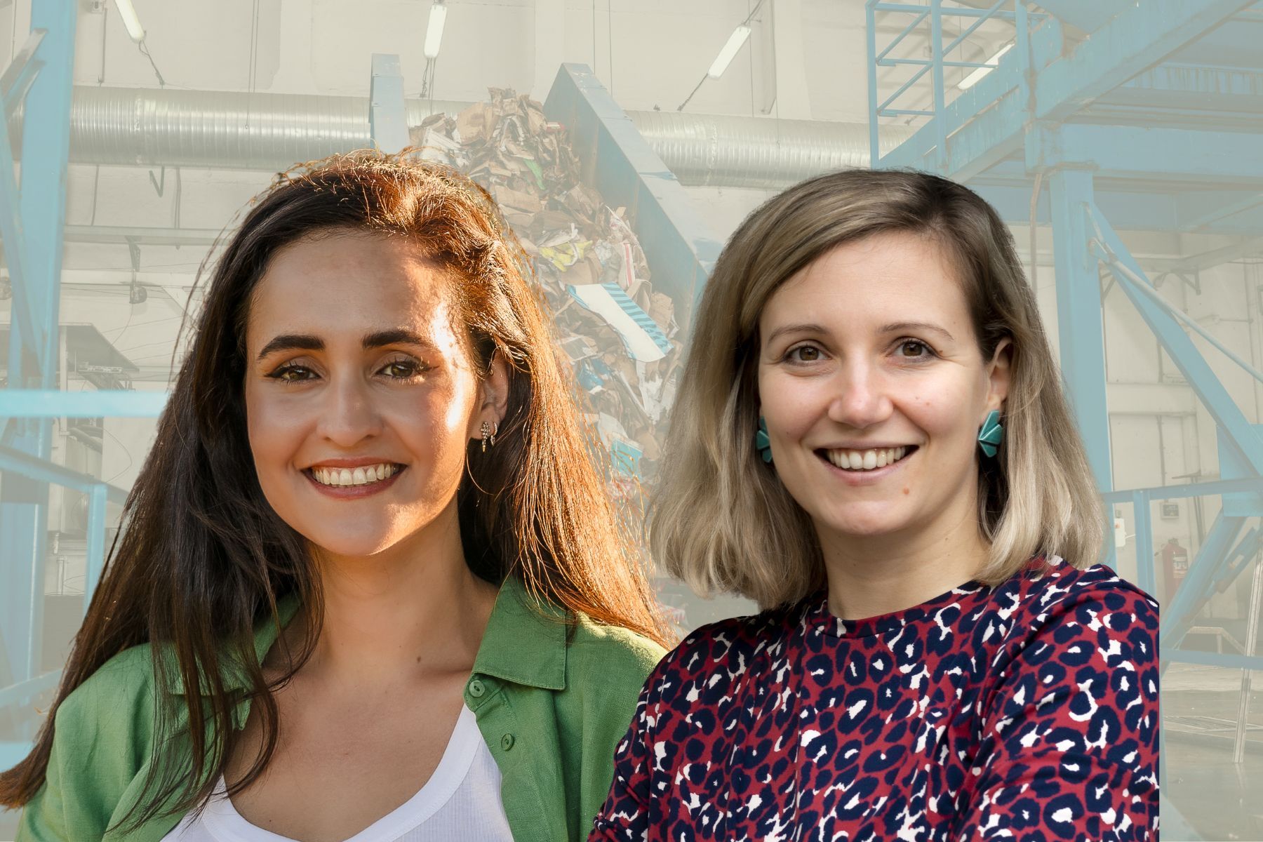 Humara CEO and co-founder Laura Rodríguez Álvarez (left) and Impact Shaker's founding partner Alina Klarner. Press photos/Impact Loop design